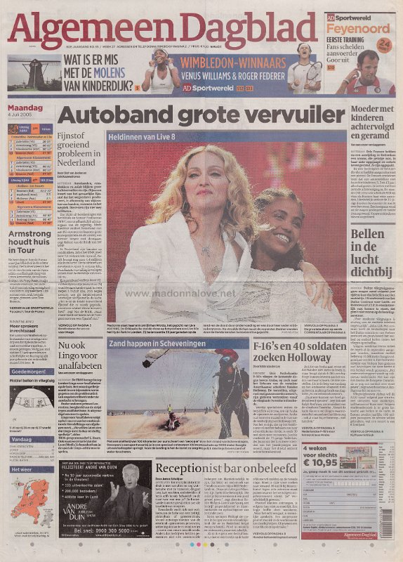 Algemeen Dagblad - 4 July 2005 - Holland