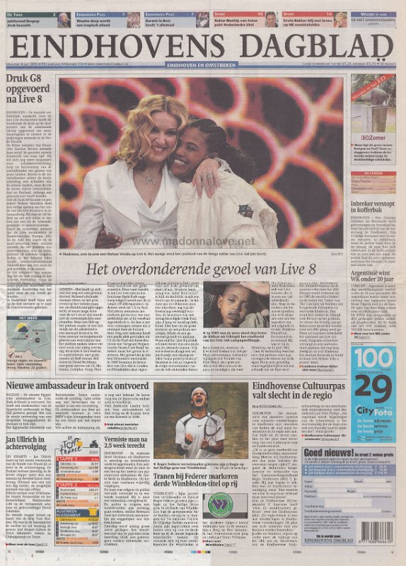 Eindhovens Dagblad - 4 July 2005 - Holland
