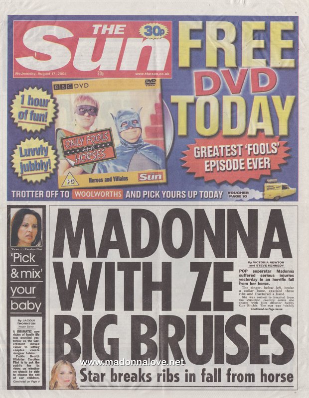 The Sun - 17 August 2005 - UK