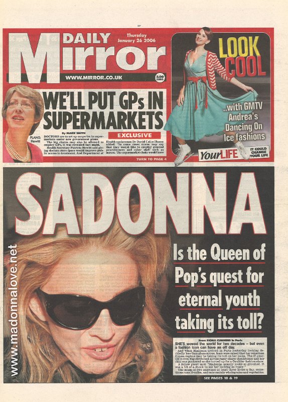Daily Mirror - 26 January 2006 - UK