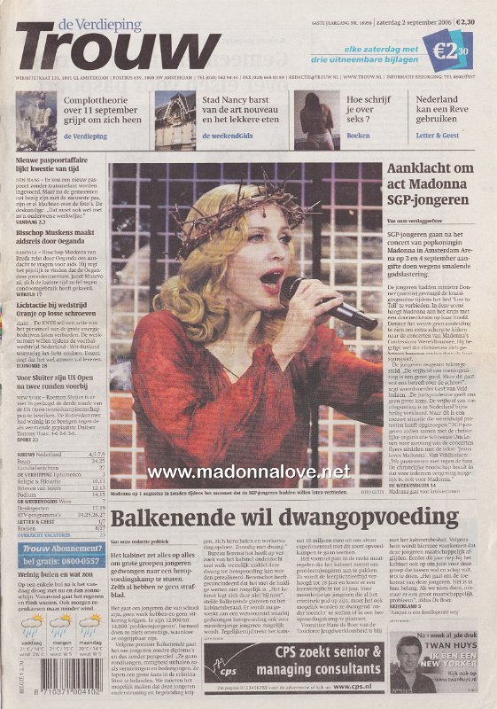 Trouw - 2 September 2006 - Holland