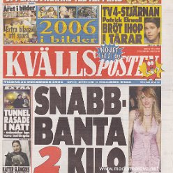 Kvallsposted - 26 December 2006 - Sweden
