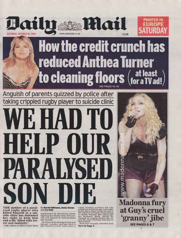 Daily Mail - 18 October 2008 - UK