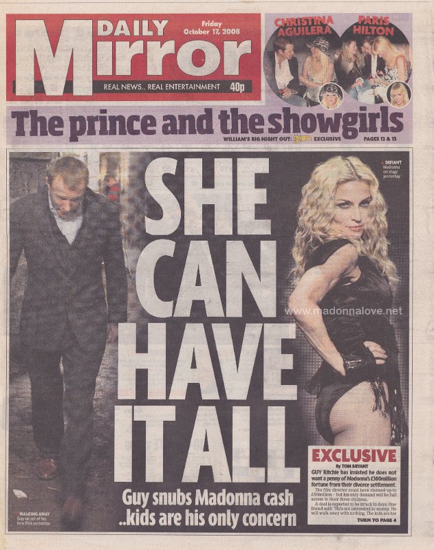 Daily Mirror - 17 October 2008 - UK