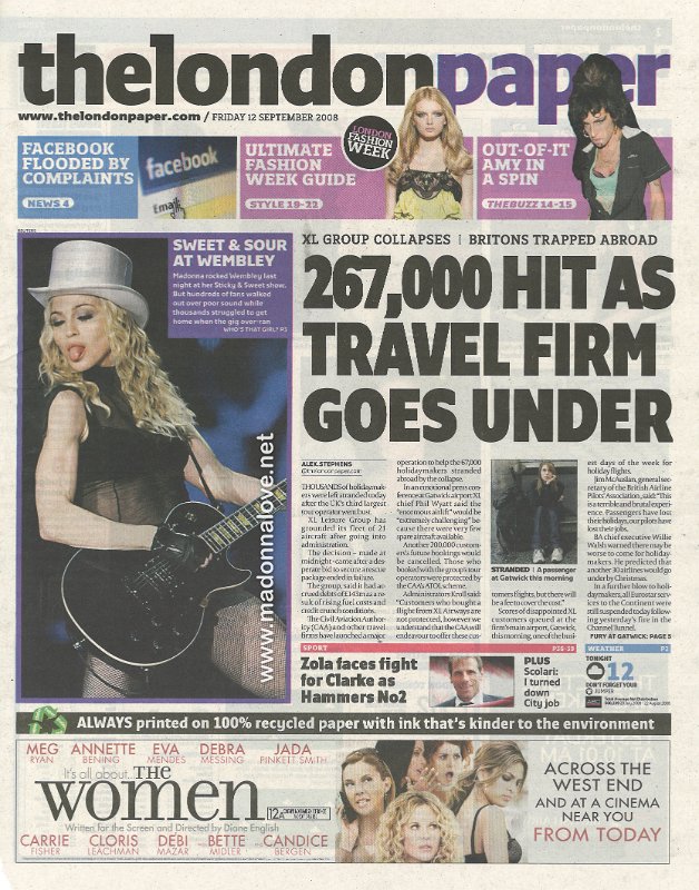 The London Paper - 12 September 2008 - UK