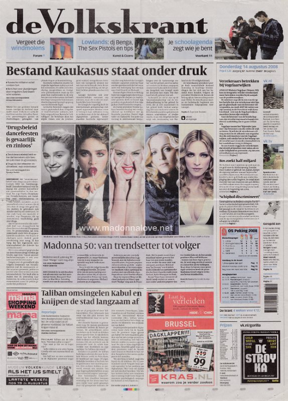 Volkskrant - 14 August 2008 - Holland