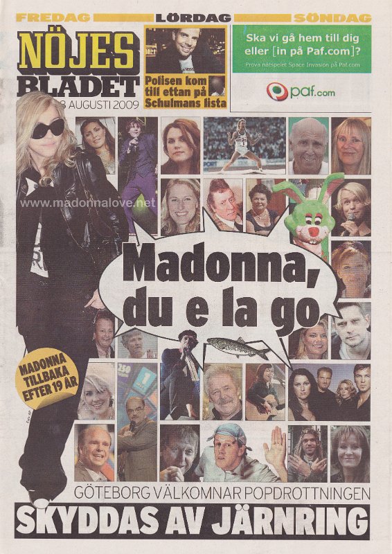 Nojes Bladet - 8 August 2009 - Sweden