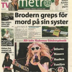Metro - 7 August 2009 - Sweden