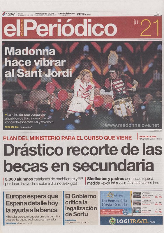 El Periodico - 21 June 2012 - Spain