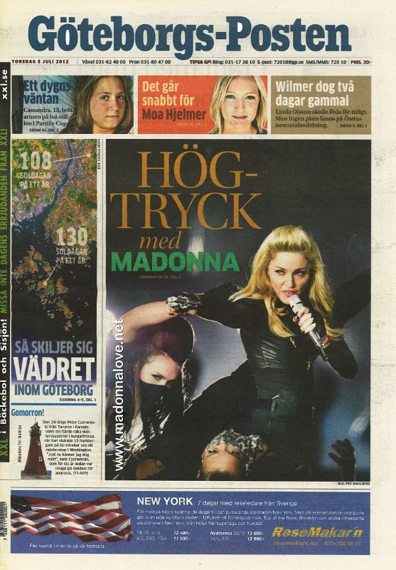 Goteborgs posten - 5 July 2012 - Sweden