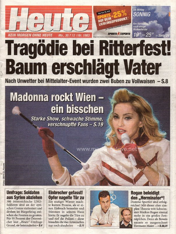 Heute - 30 July 2012 - Austria