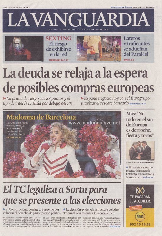 La Vanguardia - 21 June 2012 - Spain