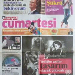 Hurriyet Cumartesi - 27 July 2013 - Turkey