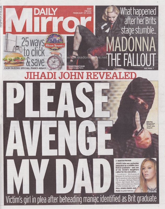 Daily Mirror - 27 February 2015 - UK