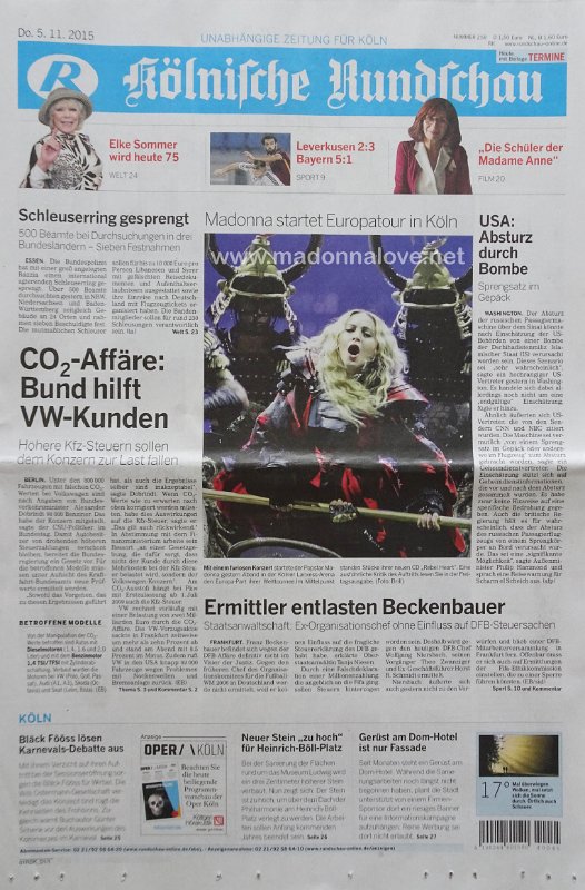 Kolnische Rundschau - 5 November 2015 - Germany