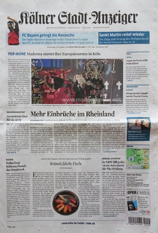 Kolnischer Stadt-anzeiger - 5 November 2015 - Germany
