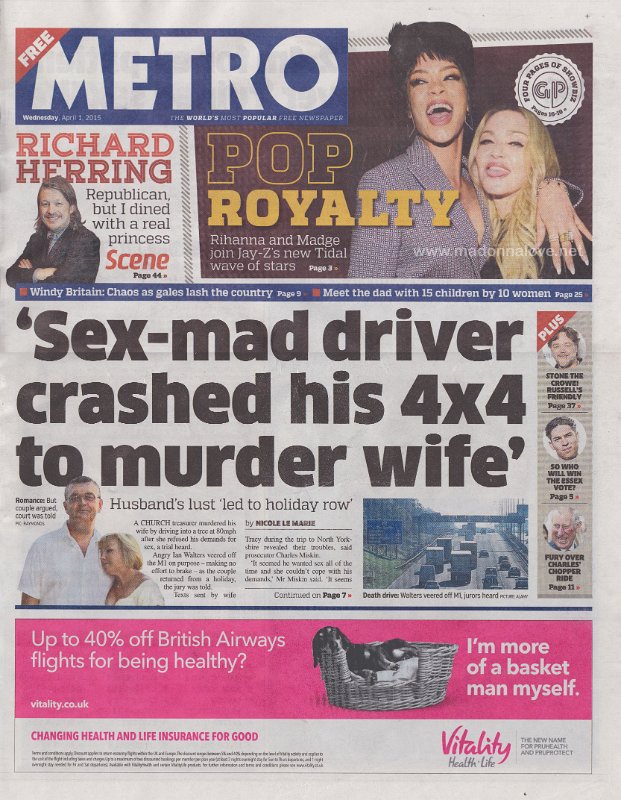 Metro - 1 April 2015 - UK