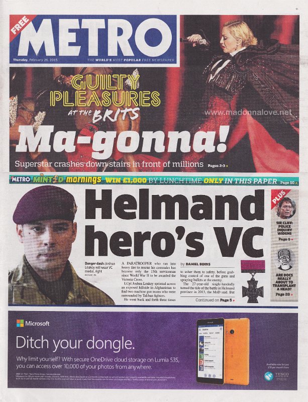 Metro - 26 February 2015 - UK