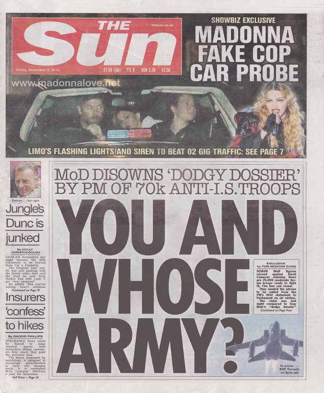 The Sun - 4 December 2015 - UK