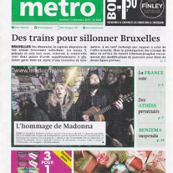 Metro - 11 December 2015 - Belgium