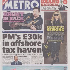 Metro - 8 April 2016 - UK