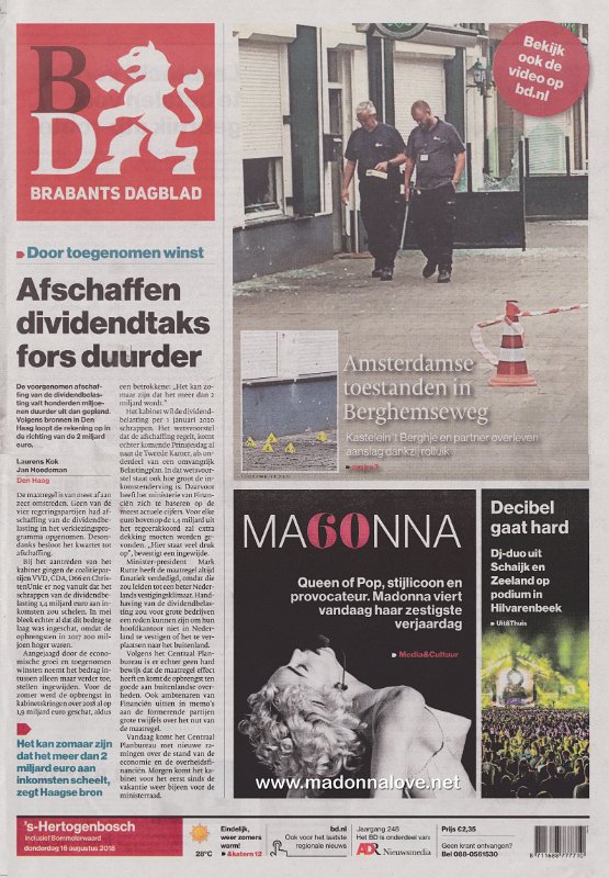 Brabants Dagblad - 16 August 2018 - Holland