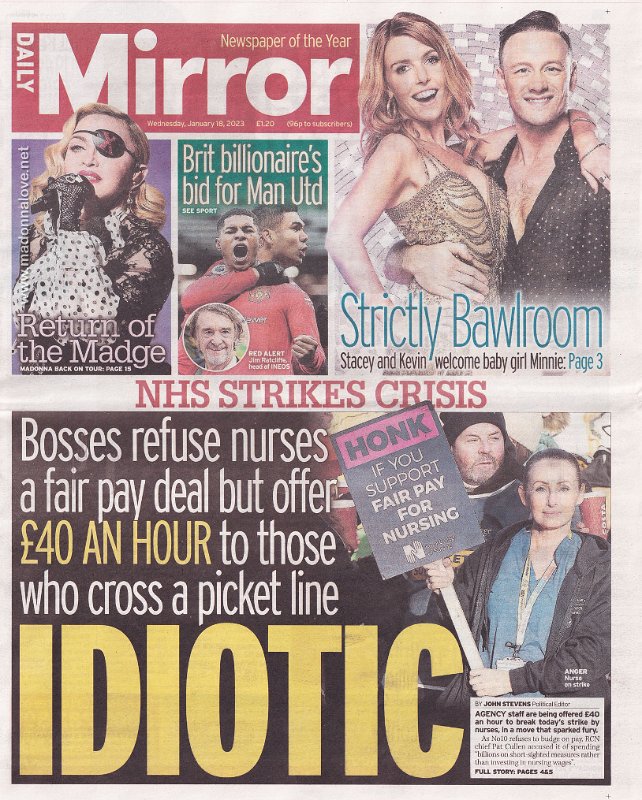 Daily Mirror - 18 January 2023 - UK