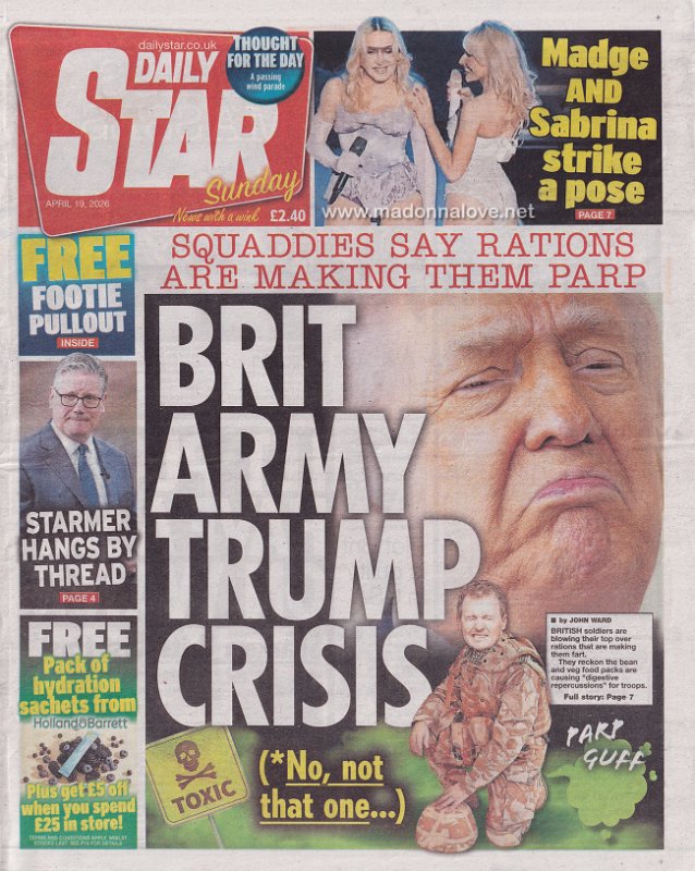 Daily Star - 19 April 2026 - UK