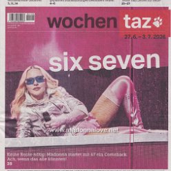 Wochen Taz - 27-6 - 3-7 2026 - Germany
